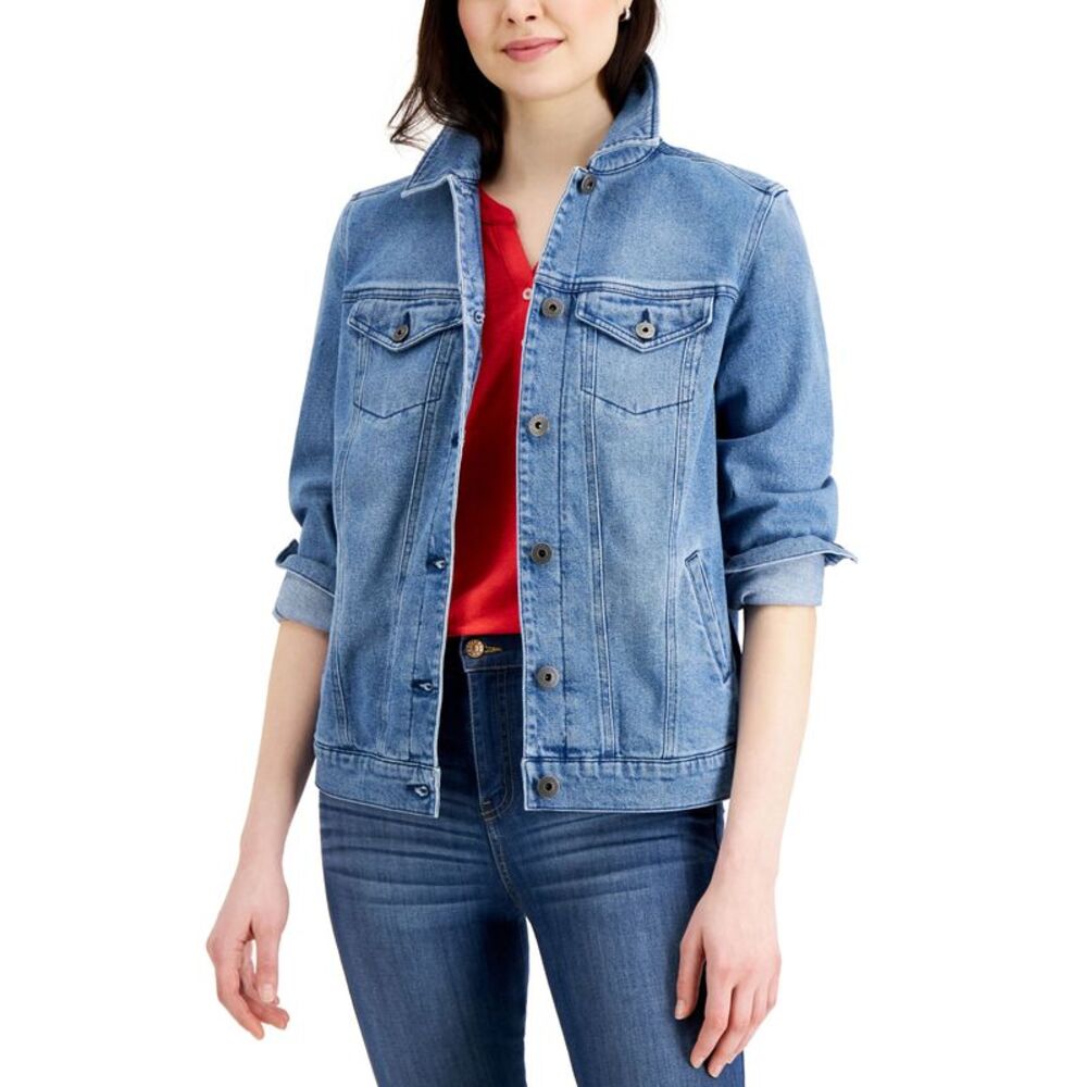 Style & Co Denim Trucker Jacket